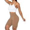 imageSunzel No Front Seam High Waist Biker Shorts for Women Squat Proof Yoga Workout Gym Bike ShortsMocha
