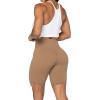 imageSunzel No Front Seam High Waist Biker Shorts for Women Squat Proof Yoga Workout Gym Bike ShortsMocha