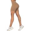 imageSunzel No Front Seam High Waist Biker Shorts for Women Squat Proof Yoga Workout Gym Bike ShortsMocha
