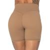 imageSunzel No Front Seam High Waist Biker Shorts for Women Squat Proof Yoga Workout Gym Bike ShortsMocha