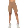 imageSunzel No Front Seam High Waist Biker Shorts for Women Squat Proof Yoga Workout Gym Bike ShortsMocha