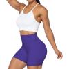 imageSunzel No Front Seam High Waist Biker Shorts for Women Squat Proof Yoga Workout Gym Bike ShortsNavy Blue