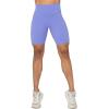 imageSunzel No Front Seam High Waist Biker Shorts for Women Squat Proof Yoga Workout Gym Bike ShortsPeriwinkle