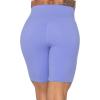 imageSunzel No Front Seam High Waist Biker Shorts for Women Squat Proof Yoga Workout Gym Bike ShortsPeriwinkle