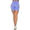 imageSunzel No Front Seam High Waist Biker Shorts for Women Squat Proof Yoga Workout Gym Bike ShortsPeriwinkle