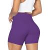 imageSunzel No Front Seam High Waist Biker Shorts for Women Squat Proof Yoga Workout Gym Bike ShortsPetunia