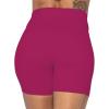 imageSunzel No Front Seam High Waist Biker Shorts for Women Squat Proof Yoga Workout Gym Bike ShortsSangria