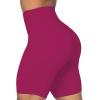 imageSunzel No Front Seam High Waist Biker Shorts for Women Squat Proof Yoga Workout Gym Bike ShortsSangria