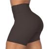 imageSunzel No Front Seam High Waist Biker Shorts for Women Squat Proof Yoga Workout Gym Bike ShortsSeal Brown