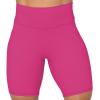 imageSunzel No Front Seam High Waist Biker Shorts for Women Squat Proof Yoga Workout Gym Bike ShortsSonic Pink