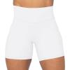 imageSunzel No Front Seam High Waist Biker Shorts for Women Squat Proof Yoga Workout Gym Bike ShortsWhite
