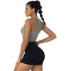 imageSunzel Womens Invisible Butt Scrunch Shorts High Waisted Biker Shorts Gym Workout Yoga Running Shorts with Tummy ControlBlack