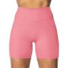 imageSunzel Womens Invisible Butt Scrunch Shorts High Waisted Biker Shorts Gym Workout Yoga Running Shorts with Tummy ControlBubblegum Pink