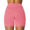 imageSunzel Womens Invisible Butt Scrunch Shorts High Waisted Biker Shorts Gym Workout Yoga Running Shorts with Tummy ControlBubblegum Pink