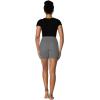 imageSunzel Womens Invisible Butt Scrunch Shorts High Waisted Biker Shorts Gym Workout Yoga Running Shorts with Tummy ControlCharcoal Gray