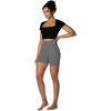 imageSunzel Womens Invisible Butt Scrunch Shorts High Waisted Biker Shorts Gym Workout Yoga Running Shorts with Tummy ControlCharcoal Gray