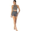 imageSunzel Womens Invisible Butt Scrunch Shorts High Waisted Biker Shorts Gym Workout Yoga Running Shorts with Tummy ControlCharcoal Gray