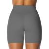 imageSunzel Womens Invisible Butt Scrunch Shorts High Waisted Biker Shorts Gym Workout Yoga Running Shorts with Tummy ControlCharcoal Gray