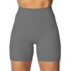 imageSunzel Womens Invisible Butt Scrunch Shorts High Waisted Biker Shorts Gym Workout Yoga Running Shorts with Tummy ControlCharcoal Gray