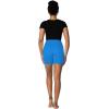 imageSunzel Womens Invisible Butt Scrunch Shorts High Waisted Biker Shorts Gym Workout Yoga Running Shorts with Tummy ControlClassic Blue
