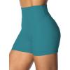 imageSunzel Womens Invisible Butt Scrunch Shorts High Waisted Biker Shorts Gym Workout Yoga Running Shorts with Tummy ControlDeep Lagoon