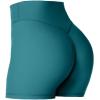 imageSunzel Womens Invisible Butt Scrunch Shorts High Waisted Biker Shorts Gym Workout Yoga Running Shorts with Tummy ControlDeep Lagoon