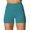 imageSunzel Womens Invisible Butt Scrunch Shorts High Waisted Biker Shorts Gym Workout Yoga Running Shorts with Tummy ControlDeep Lagoon