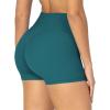 imageSunzel Womens Invisible Butt Scrunch Shorts High Waisted Biker Shorts Gym Workout Yoga Running Shorts with Tummy ControlDeep Lagoon