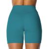 imageSunzel Womens Invisible Butt Scrunch Shorts High Waisted Biker Shorts Gym Workout Yoga Running Shorts with Tummy ControlDeep Lagoon