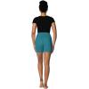 imageSunzel Womens Invisible Butt Scrunch Shorts High Waisted Biker Shorts Gym Workout Yoga Running Shorts with Tummy ControlDeep Lagoon