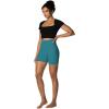 imageSunzel Womens Invisible Butt Scrunch Shorts High Waisted Biker Shorts Gym Workout Yoga Running Shorts with Tummy ControlDeep Lagoon