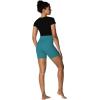 imageSunzel Womens Invisible Butt Scrunch Shorts High Waisted Biker Shorts Gym Workout Yoga Running Shorts with Tummy ControlDeep Lagoon