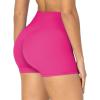 imageSunzel Womens Invisible Butt Scrunch Shorts High Waisted Biker Shorts Gym Workout Yoga Running Shorts with Tummy ControlHot Pink