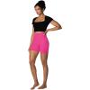 imageSunzel Womens Invisible Butt Scrunch Shorts High Waisted Biker Shorts Gym Workout Yoga Running Shorts with Tummy ControlHot Pink
