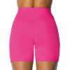 imageSunzel Womens Invisible Butt Scrunch Shorts High Waisted Biker Shorts Gym Workout Yoga Running Shorts with Tummy ControlHot Pink