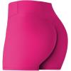 imageSunzel Womens Invisible Butt Scrunch Shorts High Waisted Biker Shorts Gym Workout Yoga Running Shorts with Tummy ControlHot Pink