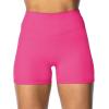 imageSunzel Womens Invisible Butt Scrunch Shorts High Waisted Biker Shorts Gym Workout Yoga Running Shorts with Tummy ControlHot Pink
