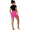 imageSunzel Womens Invisible Butt Scrunch Shorts High Waisted Biker Shorts Gym Workout Yoga Running Shorts with Tummy ControlHot Pink