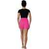 imageSunzel Womens Invisible Butt Scrunch Shorts High Waisted Biker Shorts Gym Workout Yoga Running Shorts with Tummy ControlHot Pink