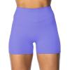 imageSunzel Womens Invisible Butt Scrunch Shorts High Waisted Biker Shorts Gym Workout Yoga Running Shorts with Tummy ControlPeriwinkle