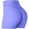 imageSunzel Womens Invisible Butt Scrunch Shorts High Waisted Biker Shorts Gym Workout Yoga Running Shorts with Tummy ControlPeriwinkle
