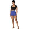 imageSunzel Womens Invisible Butt Scrunch Shorts High Waisted Biker Shorts Gym Workout Yoga Running Shorts with Tummy ControlSapphire Blue