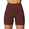 imageSunzel Womens Invisible Butt Scrunch Shorts High Waisted Biker Shorts Gym Workout Yoga Running Shorts with Tummy ControlWine Red