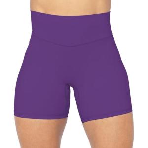 imageSunzel No Front Seam High Waist Biker Shorts for Women Squat Proof Yoga Workout Gym Bike ShortsPetunia