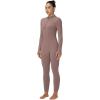 imageSunzel Long Sleeve Jumpsuits for Women Ribbed One Piece Casual Yoga Workout Zip Front Bodycon Legging Fit ampamp ThumbholeKhaki