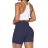 imageSunzel No Front Seam Biker Shorts for Women with Pockets Yoga Workout Gym Bike Shorts with Tummy ControlAsh Blue