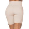 imageSunzel No Front Seam Biker Shorts for Women with Pockets Yoga Workout Gym Bike Shorts with Tummy ControlBeige