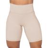 imageSunzel No Front Seam Biker Shorts for Women with Pockets Yoga Workout Gym Bike Shorts with Tummy ControlBeige