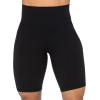imageSunzel No Front Seam Biker Shorts for Women with Pockets Yoga Workout Gym Bike Shorts with Tummy ControlBlack