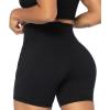 imageSunzel No Front Seam Biker Shorts for Women with Pockets Yoga Workout Gym Bike Shorts with Tummy ControlBlackblack 2 Pack
